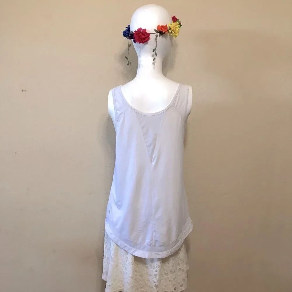 Zella Kayla Mesh Inset Tank Size Large - Picture 5 of 10